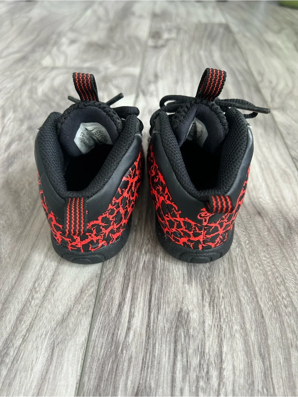 Nike Little Posite One TD Cracked Lava